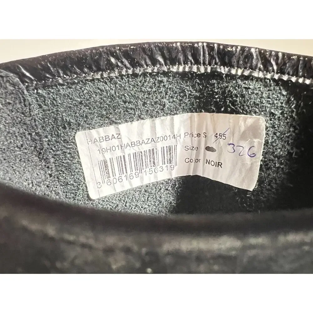 Arche Women EUC Black Patent Leather/Suede Mid Calf 2